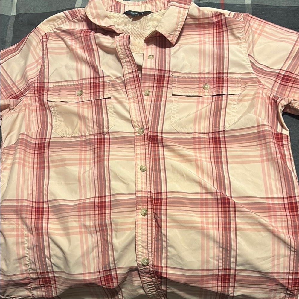 Men's Pink Plaid Shirt